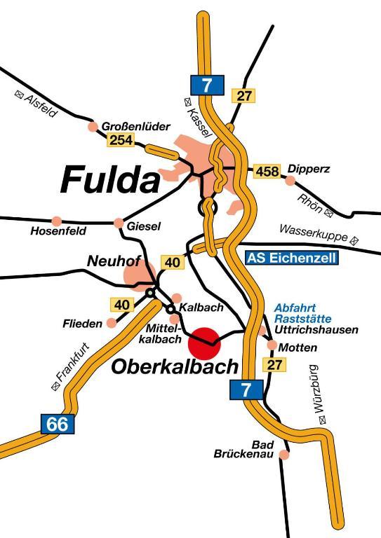 Landgasthof Lang Zum Adler Oberkalbach Eksteriør billede